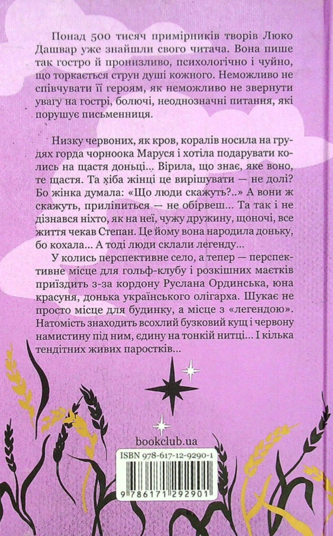 Молоко з кров'ю.
Люко Дашвар