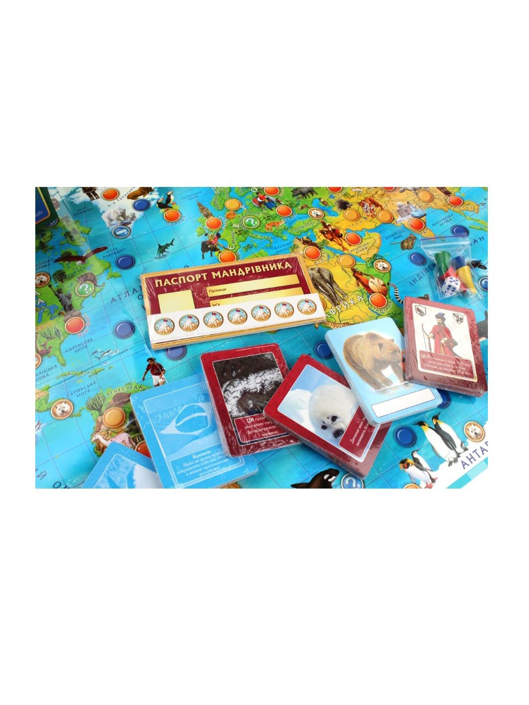 Настільна гра Ranok-Creative. Подорожуємо світом