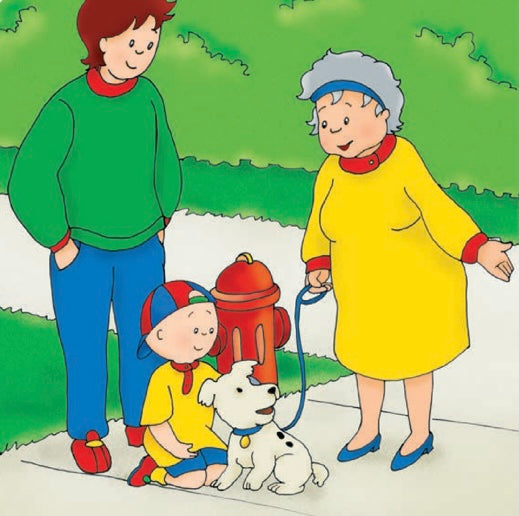 Каю гуляє зі своїм песиком. Роджер Гарві