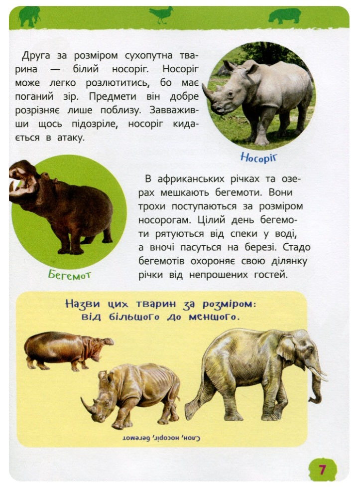 Дивовижні тварини. Моя перша енциклопедія.