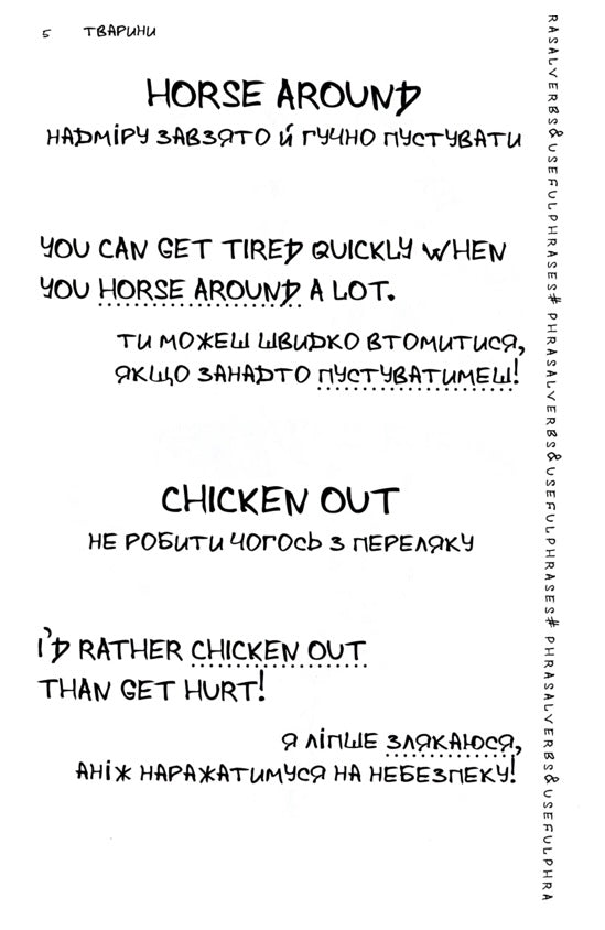 Visual English-Ukrainian Phrasal Verbs & Useful Phrases Handbook. Візуалізований англійсько-український довідник фразових дієслів та найуживаніших виразів. Микита Бардаков