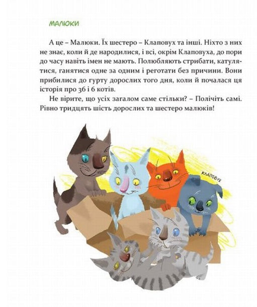 36 і 6 котів. Галина Вдовиченко
