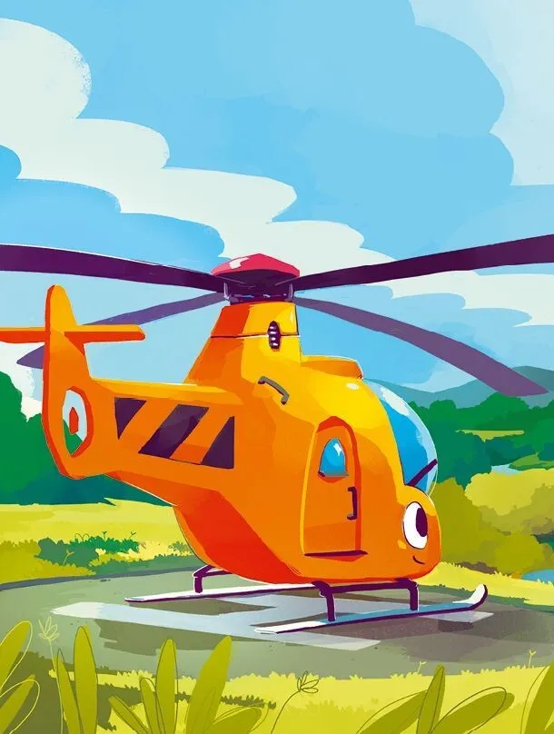 Гелікоптер Гуґо. Маленький моторчик — велике серце. Міхаель Енглер