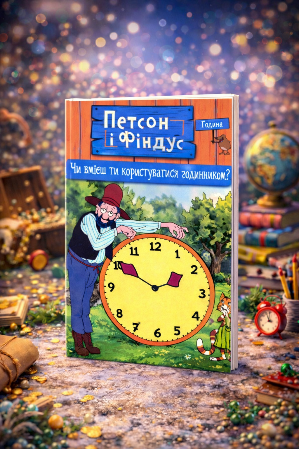 Петсон і Фіндус. Чи вмієш ти користуватися годинником? Свен Нордквіст/ Дитяча література