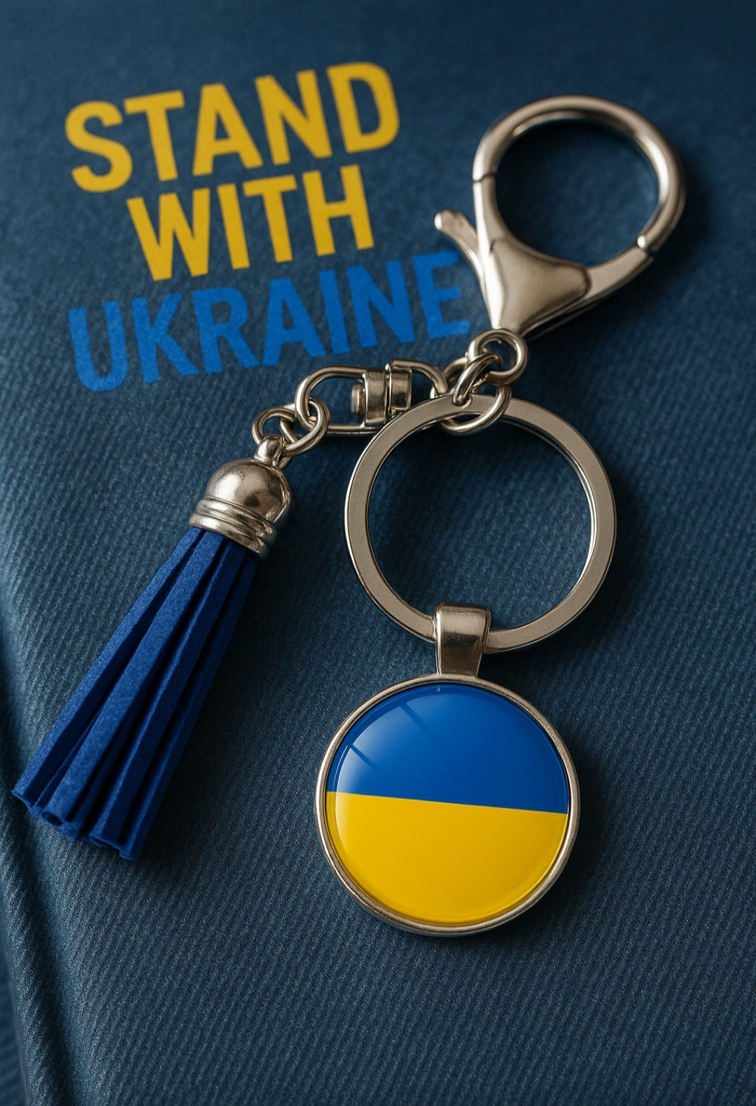 Патріотичний брелок із прапором України