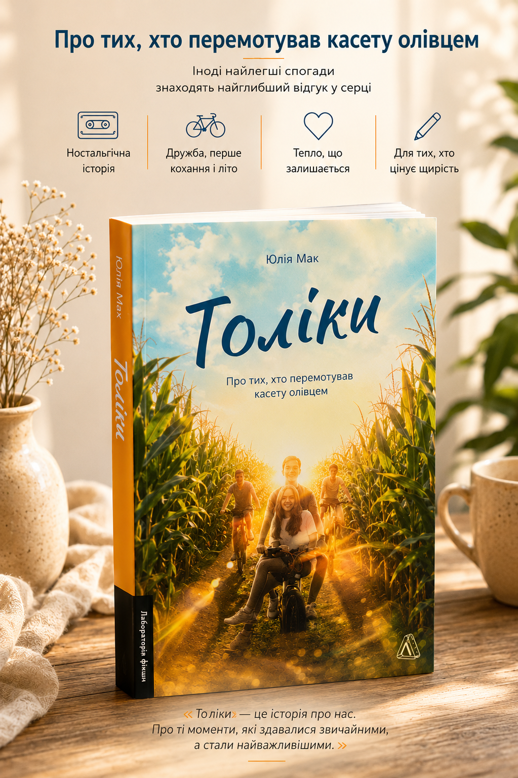 Толіки. Про тих, хто перемотував касету олівцем. Юлія Мак