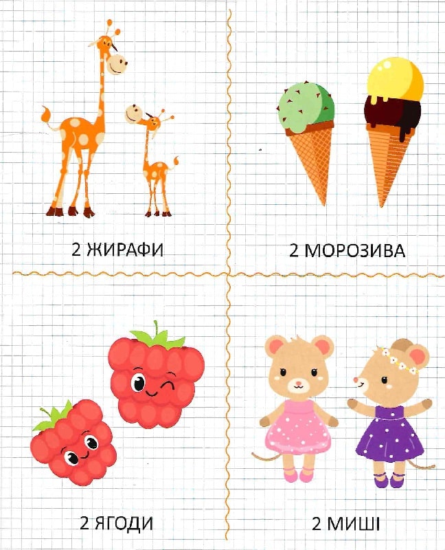 Мої перші цифри. Ольга Шевченко. Картонна Книга