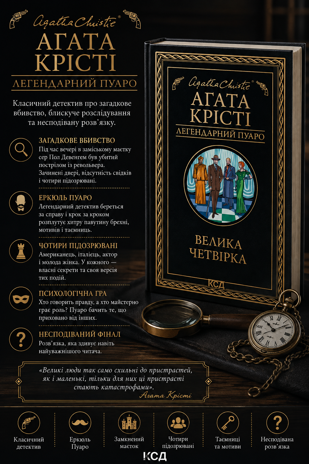 Велика четвірка. Агата Крісті