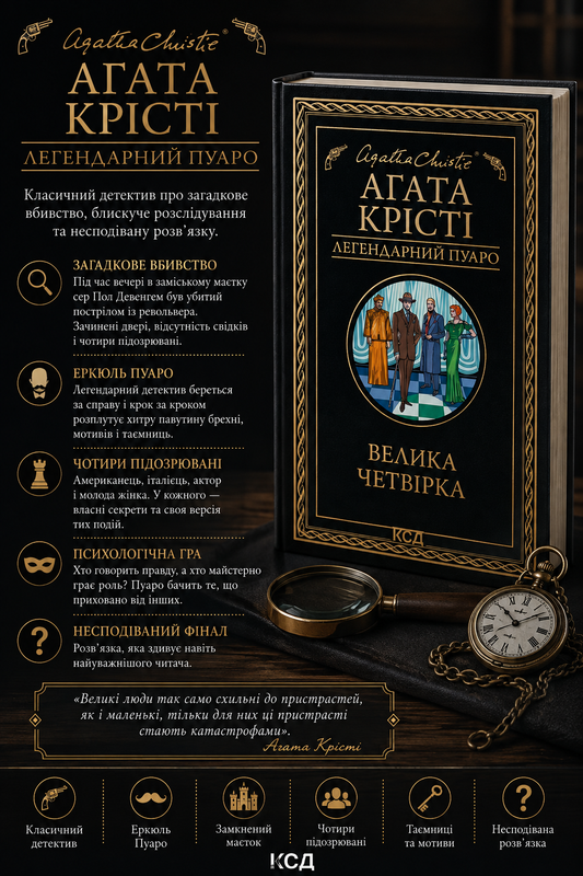 Велика четвірка. Агата Крісті