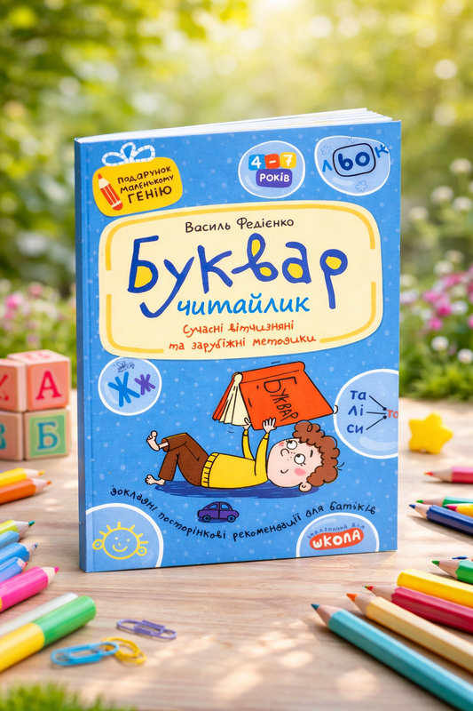 Буквар для дошкільнят. Читайлик. Василь Федієнко
