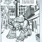 Teenage Mutant Ninja Turtles. Розмальовка з наклейками